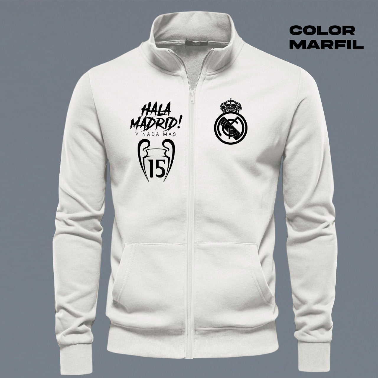 BUZO CUELLO ALTO REAL MADRID ESTAMPADO