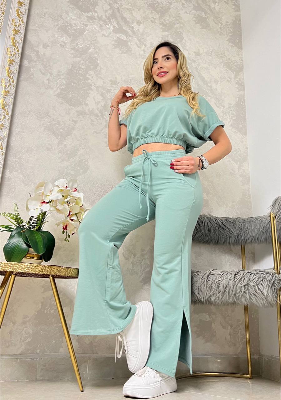 CONJUNTO BOTA CAMPANA ABERTURA 💞 HOY CON 50% DE DESCUENTO